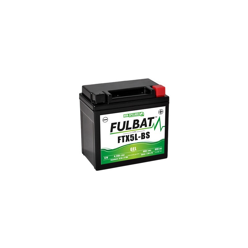 Batterie moto FTX5L-BS FULBAT GEL - 12V - 4.2Ah