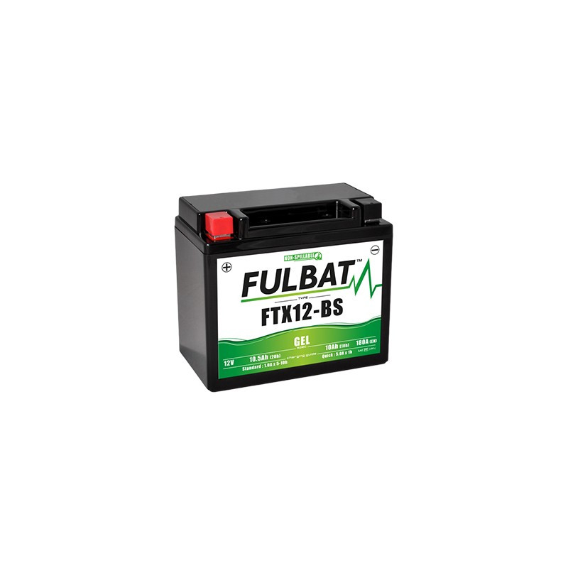 Batterie moto FTX12-BS FULBAT GEL - 12V - 10.5Ah