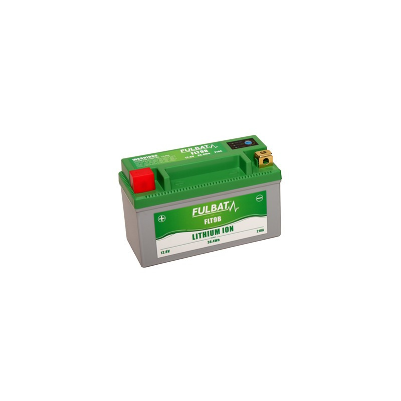 Batterie moto FLT9B FULBAT LITHIUM-ION - 12V - 3Ah Batterie moto FLT9B FULBAT LITHIUM-ION - 12V - 3Ah