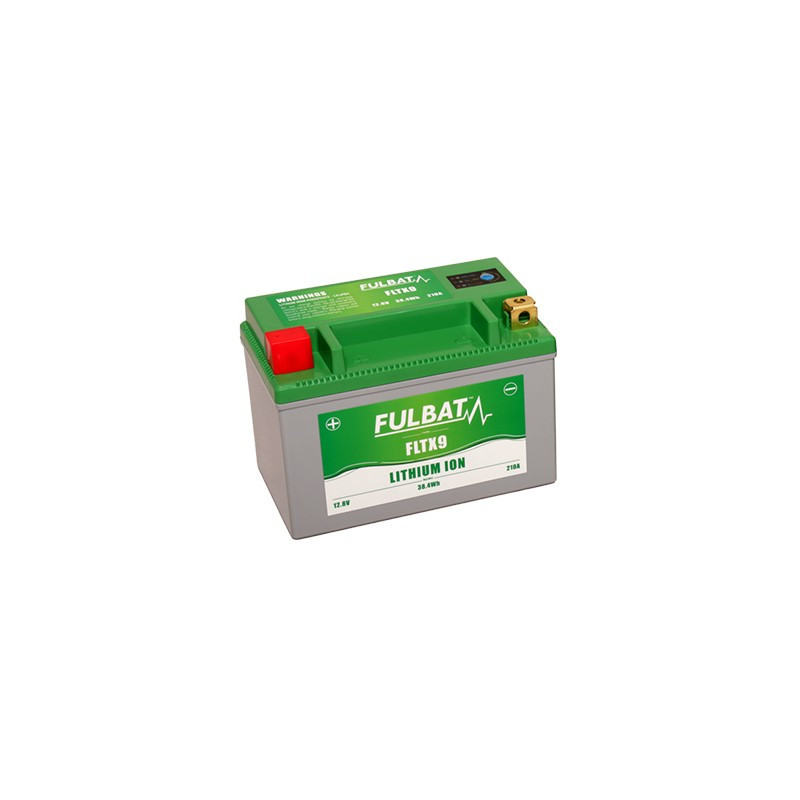 Batterie moto FLTX9 FULBAT LITHIUM-ION - 12V - 3Ah