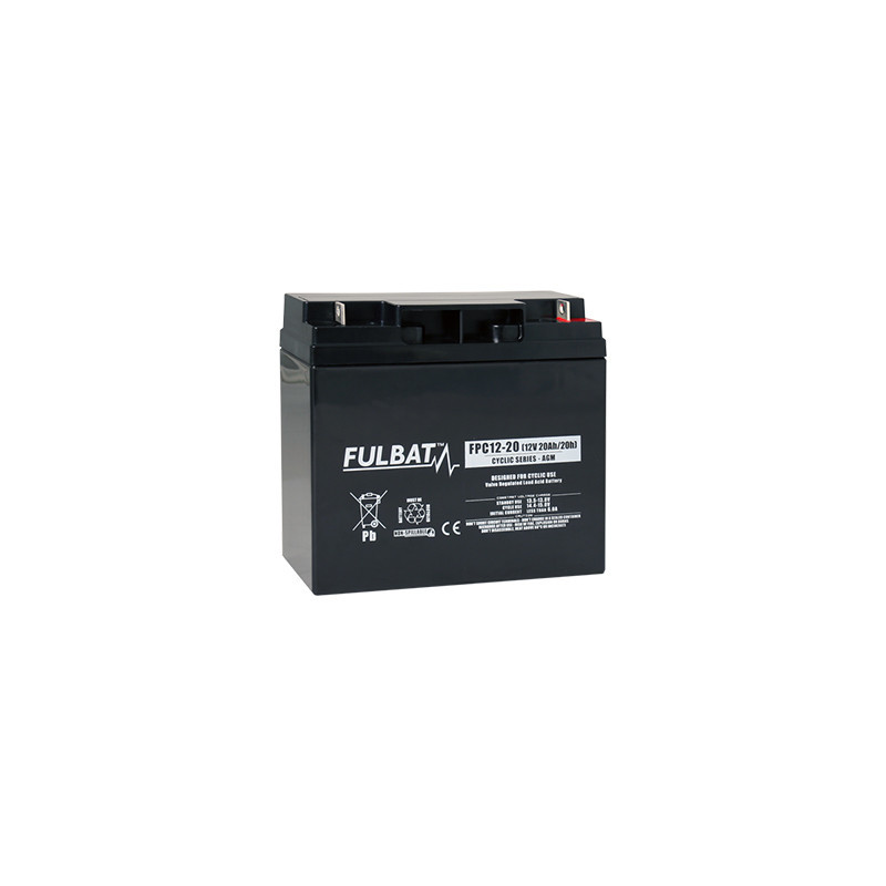 Batterie Plomb Cyclage FPC12-20 - 12V - 18Ah - UL94.FR – FULBAT