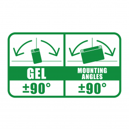 Batterie moto FT12A-BS FULBAT GEL - 12V - 10.5Ah