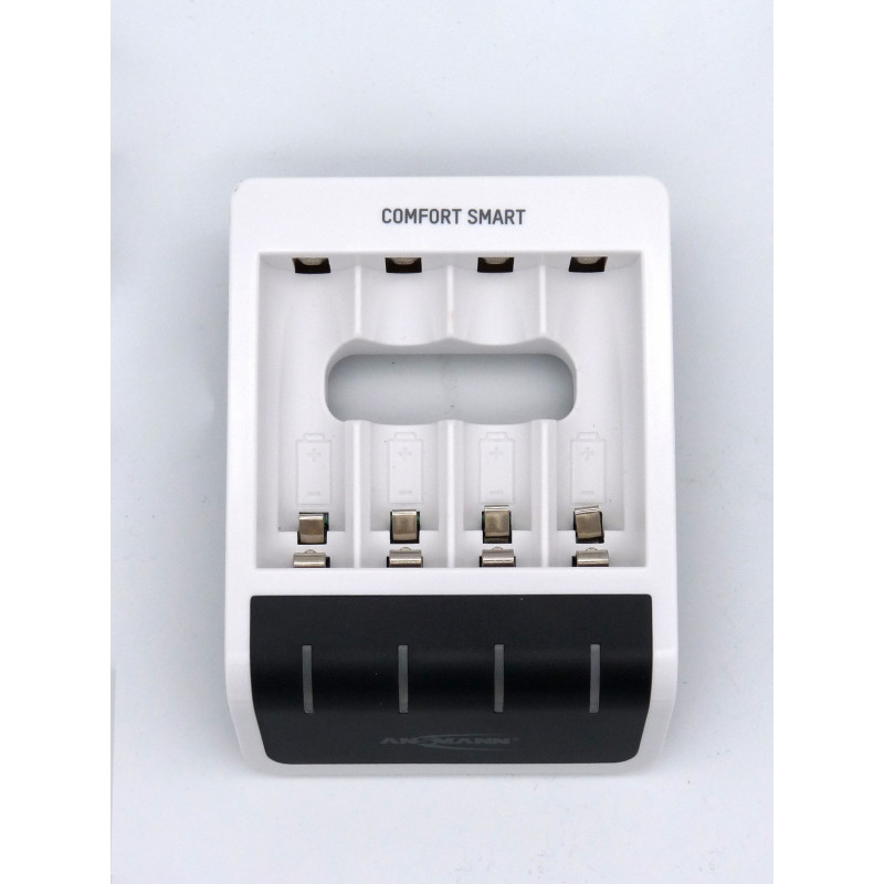 Chargeur de piles Ansmann - NiMh - Compatible AA - AAA Chargeur de piles Ansmann - NiMh - Compatible AA - AAA