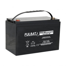 Batterie Plomb Cyclage FPC12-100 - 12V - 100Ah - UL94.FR – FULBAT