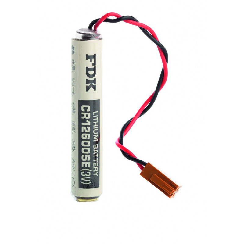 Pile Lithium CR12600 CR2NP 3V pour GE Fanuc 90-70 avec connecteur Pile Lithium CR12600 CR2NP 3V pour GE Fanuc 90-70 avec connecteur