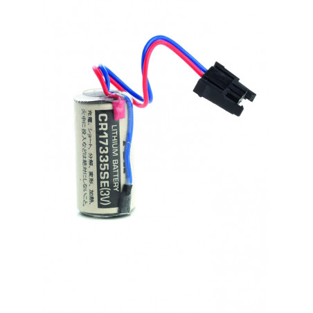 Pile Lithium CR17335 - 3V - 1800mAh + Connecteur 
