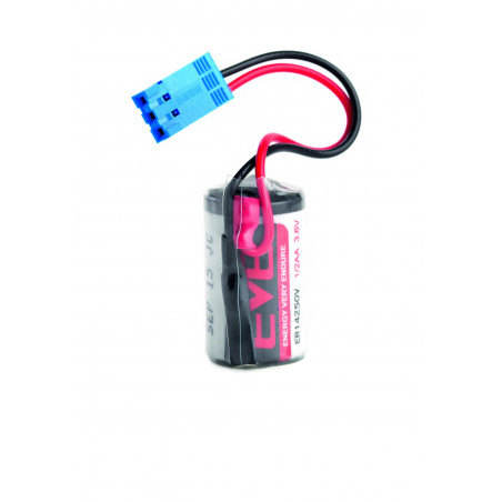 CHRONO Pile lithium ER14250 - 3.6V + 1200mAh + Connecteur 