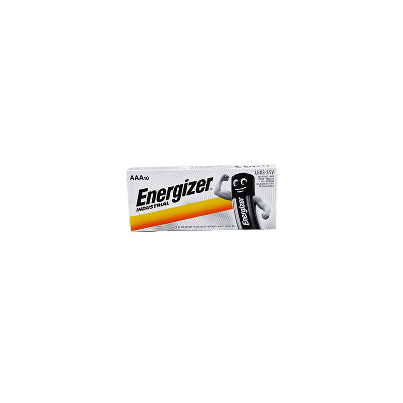 Boîte 10 piles LR03 ENERGIZER Industrial - AAA - UM4