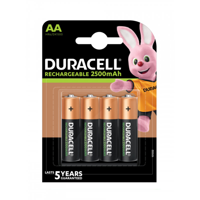 DURACELL HR06 - AA 2400mAh - Blister x 4 DURACELL HR06 - AA 2400mAh - Blister x 4