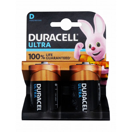 Blister 2 piles LR20 Duracell - D - M3