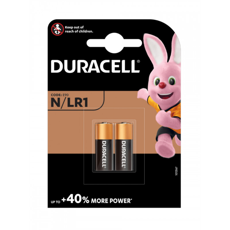 Blister 2 piles LR1 - DURACELL - 2/3AA - MN 9100 - N Blister 2 piles LR1 - DURACELL - 2/3AA - MN 9100 - N