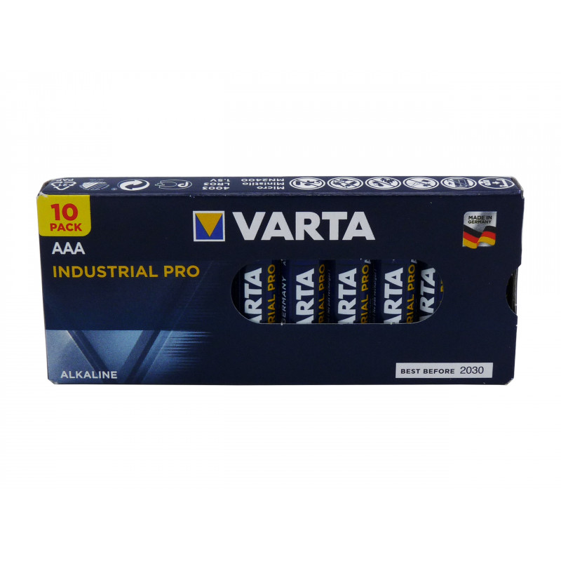 VARTA LR03 - AAA Industrial - UM4 - Boite de 10 VARTA LR03 - AAA Industrial - UM4 - Boite de 10