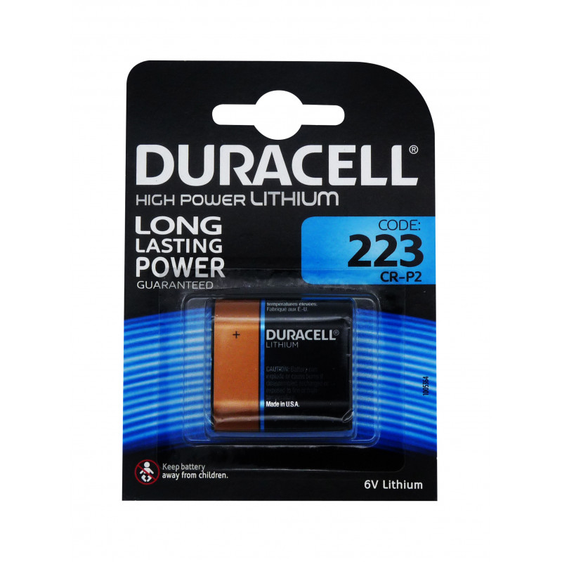 DURACELL CR2P - CRP2 - DL223A DURACELL CR2P - CRP2 - DL223A
