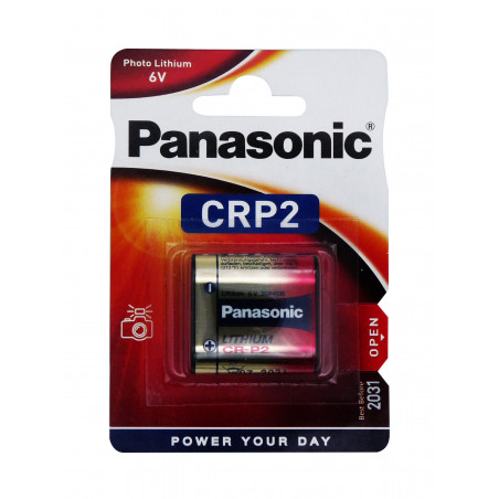 Pile PANASONIC CR-P2 - CRP2 Power photo - CR2P - DL223A pour robinet