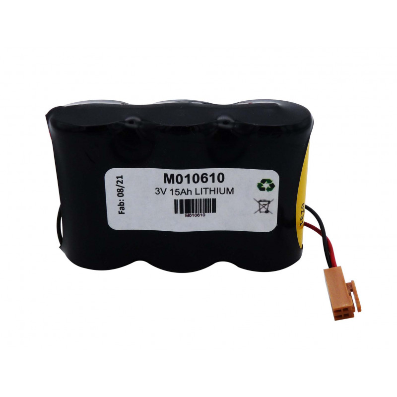 Pack piles BR C - IC693ACC302A - Lithium - 3V - 15000mAh + Connecteur Pack piles BR C - IC693ACC302A - Lithium - 3V - 15000mAh + Connecteur