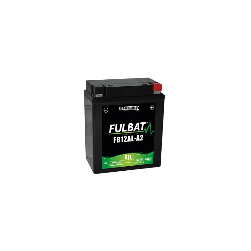 Batterie moto FB12AL-A2 FULBAT GEL - 12V - 12.6Ah