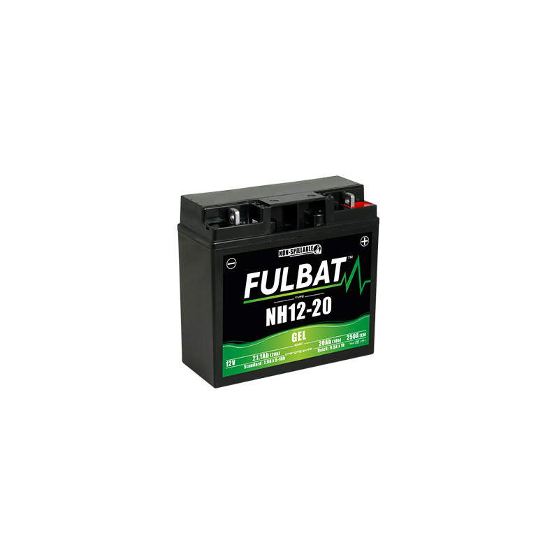 Batterie moto NH12-20 FULBAT GEL - 12V - 21.1Ah