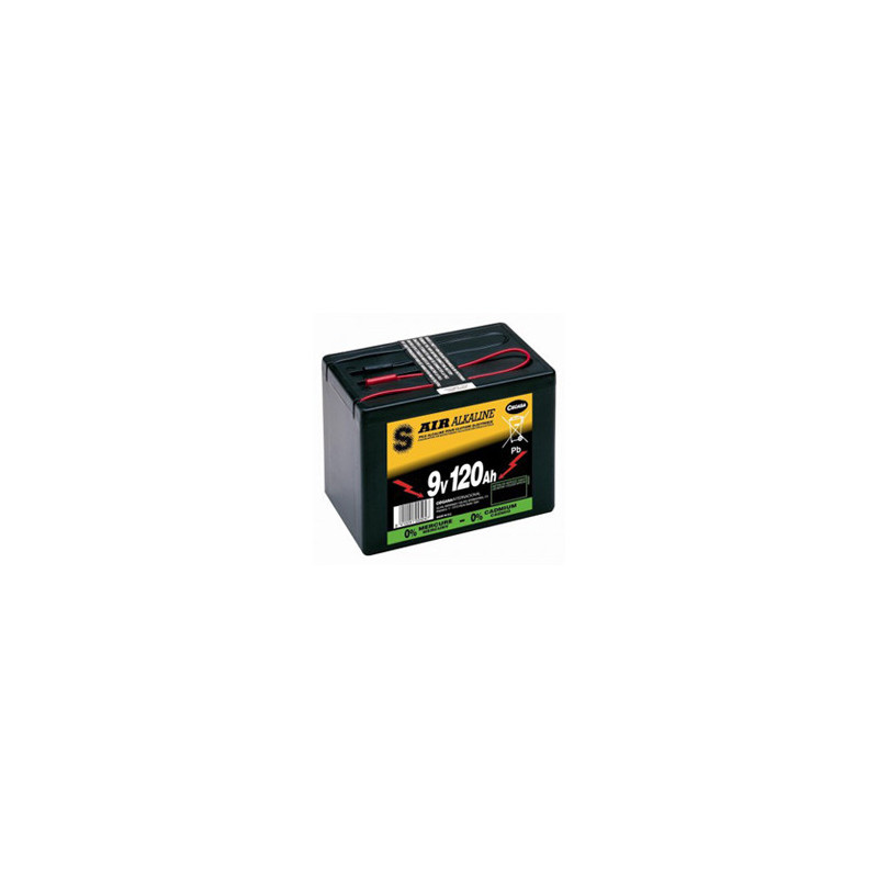 Pile CEGASA 6AS3/120B - Alcaline - 9V - 120 Ah