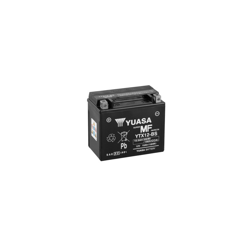 YUASA Batterie Moto 12V – 10Ah - YTX12BS