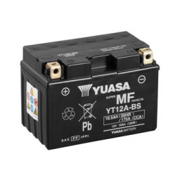 YUASA Batterie Moto 12V – 18Ah - YT12ABS - Sans entretien