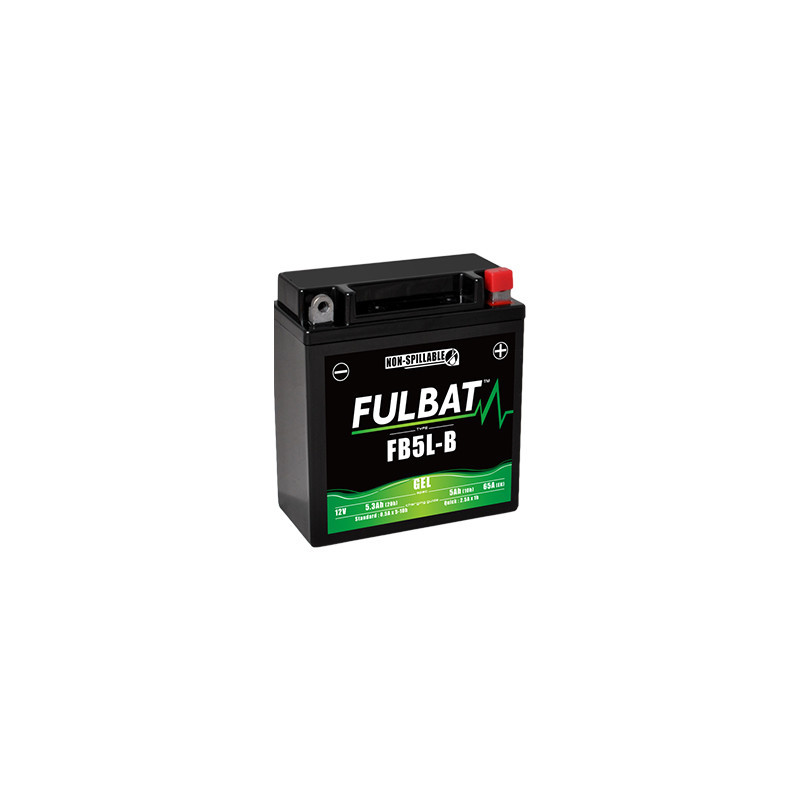 Batterie moto FB5L-B FULBAT GEL - 12V - 5.3Ah
