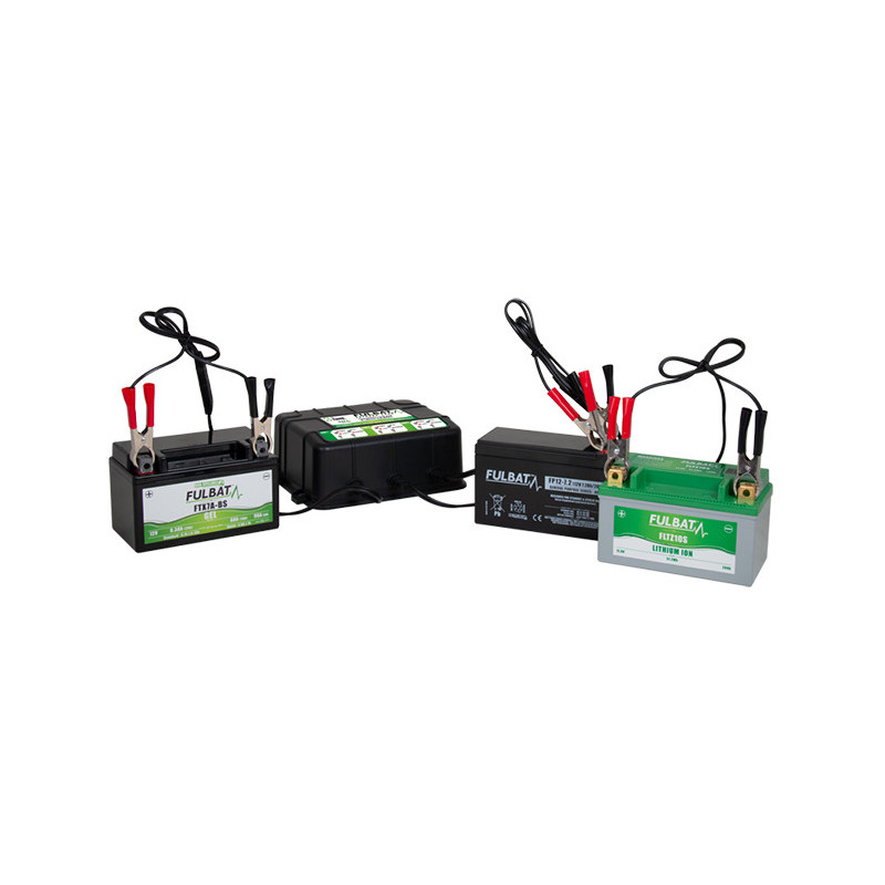 Chargeur batterie moto FULLOAD 1000 - FULBAT - 6/12V - Compatible Lithium