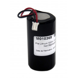 Pack Pile Lithium SAFT LSH14 1S1P - 3,6V - 7,75Ah /  + Connecteur