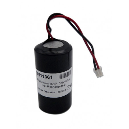 Pack Pile lithium 1SP1 - 3.6V 8.5Ah + connecteur