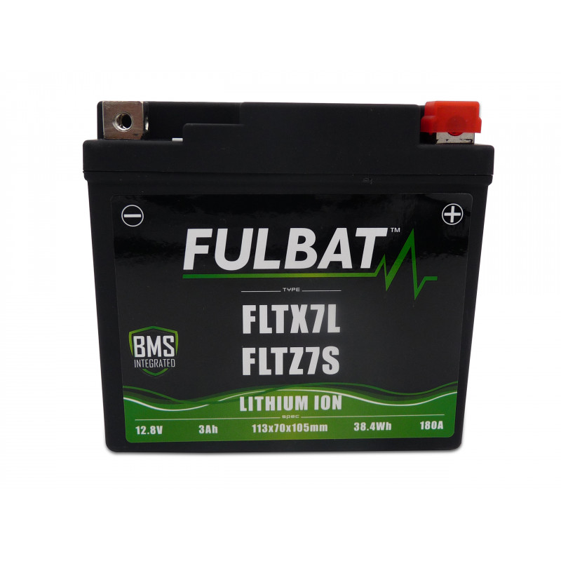 Batterie moto FULBAT FLTX4L/5L - FLTZ5S/6S - LITHIUM-ION - 12V - 2Ah