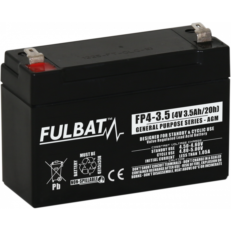 YUASA / YUCEL 4V - 3.5Ah - Y3.5-4 YUASA / YUCEL 4V - 3.5Ah - Y3.5-4
