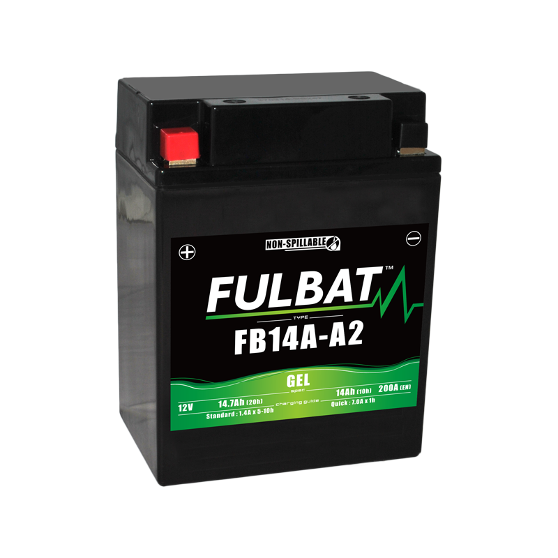 Batterie moto FULBAT FB14A-A2 - GEL - 12V - 14.7Ah
