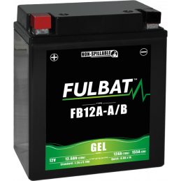 Batterie moto FULBAT FB12A-A/B - GEL - 12V - 12.6Ah