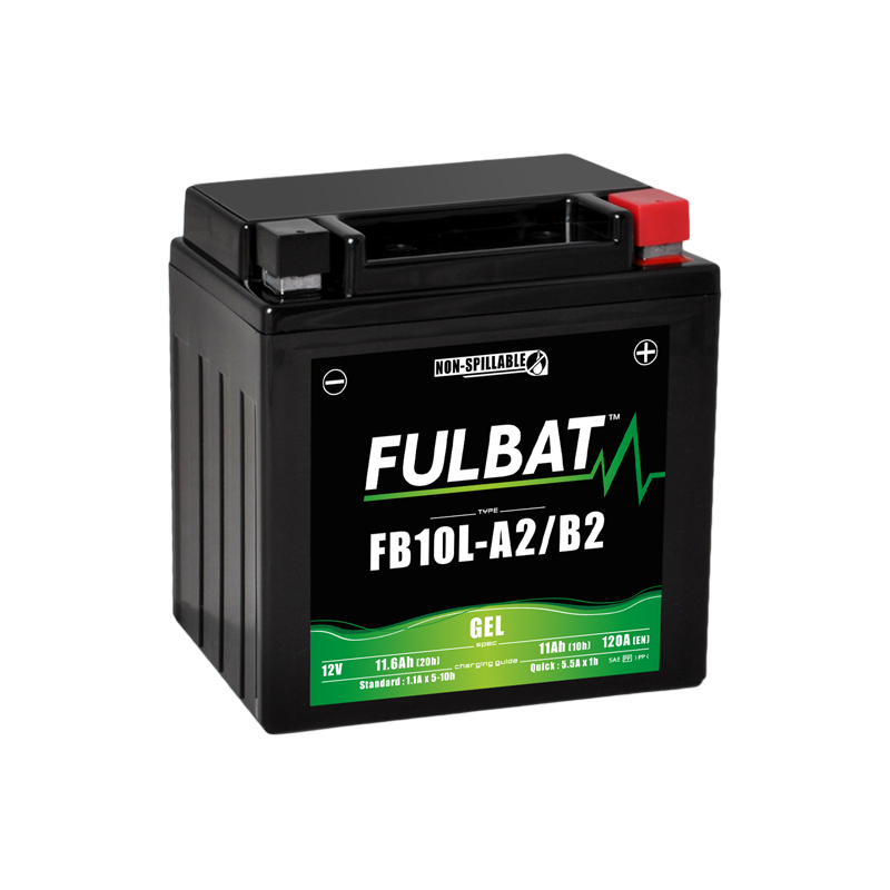 Batterie moto FULBAT FB10L-A2/B2 - GEL - 12V - 11.6Ah