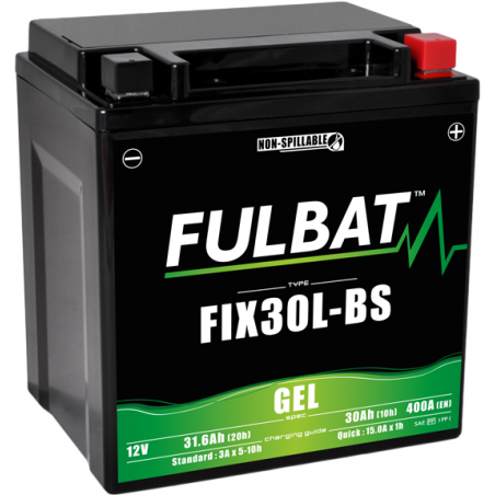 Batterie moto FULBAT FTX20-BS - GEL - 12V - 18.9Ah