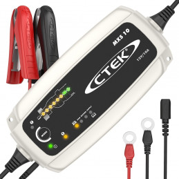 Pack chargeur de batterie intelligent CTEK MXS10 - 12V - 10Ah + adaptateur allume cigare