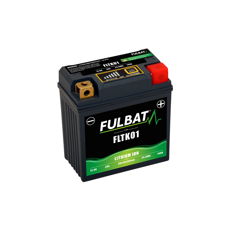 Batterie moto FULBAT - FLTK01 - LITHIUM-ION - 12V - 2Ah