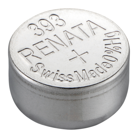 Pile Bouton VARTA 393 - SR48W - SR754W - High impedance - Oxyde d'Argent - 1.55V
