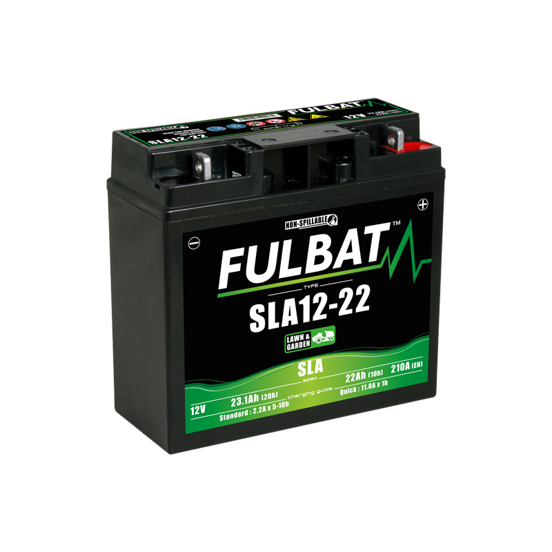 Batterie FULBAT SLA12-22 CA/CA - pour machines de garden - Plomb - 12V - 23.1Ah
