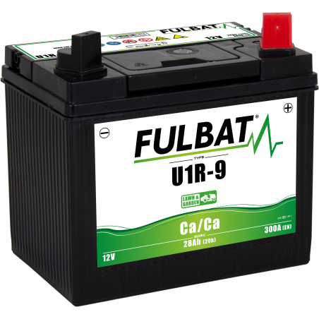 Batterie FULBAT U1-R9 CA/CA -  Machines de garden - Plomb - 12V - 28Ah