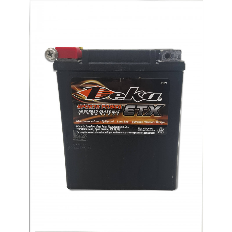Batterie moto DEKA ETX15 - 12V – 14Ah Batterie moto DEKA ETX15 - 12V – 14Ah