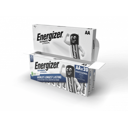 Boite 10 piles L91 ENERGIZER - Lithium - Format LR6 - AA Ultimate