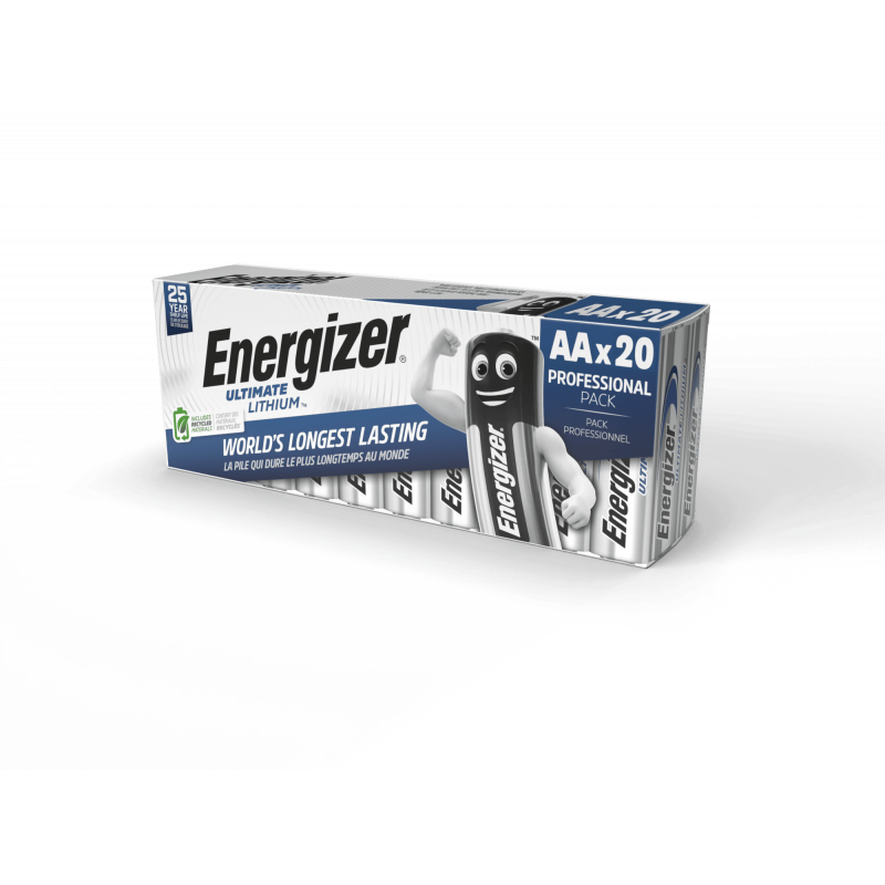 Boite 10 piles L91 ENERGIZER - Lithium - Format LR6 - AA Ultimate