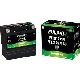 Batterie Demarrage Moto Fulbat - FLTZ12S/14S - FLTX12/14 - Lithium ion - 12V 8Ah - 480A