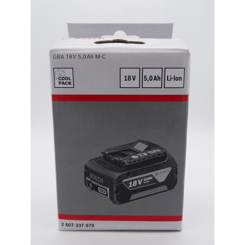 Batterie origine BOSH - Li-Ion 18V / 5 Ah - A0025U5