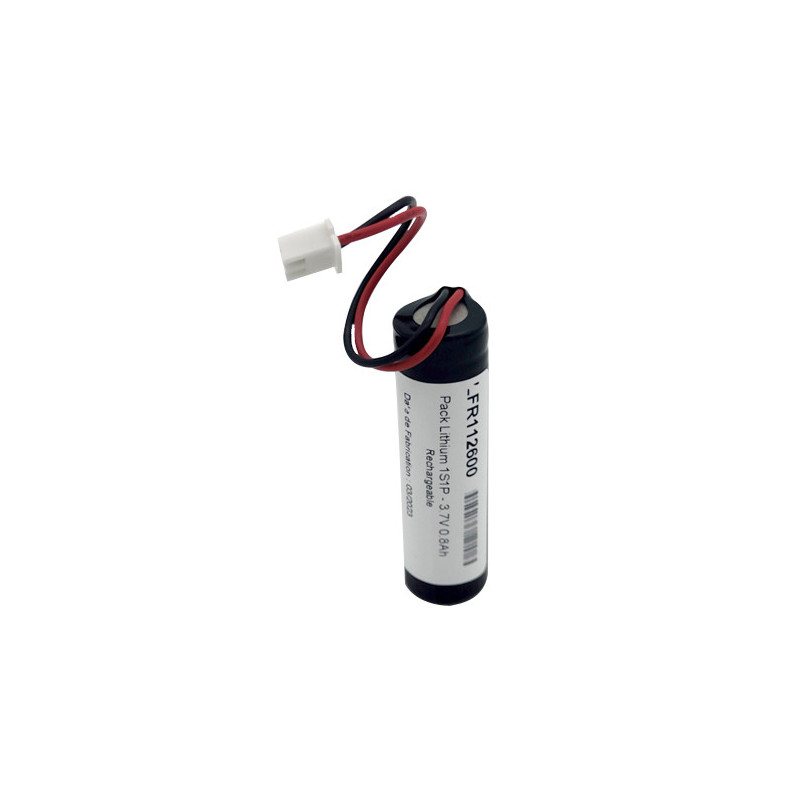 Accu Li-ion Red 14500 - 1S1P - 3,7V 0,8Ah + connecteur