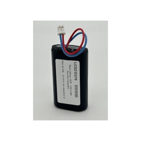 Pack piles DELTA DORE CS8000 – Tyxal - Lithium - 3.6V - 5.2Ah + Connecteur