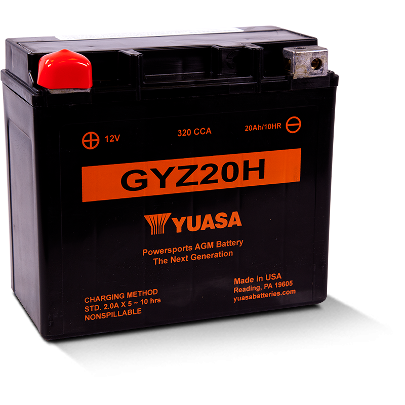 Batterie Moto YUASA GYZ20H - Plomb - 12V – 21.1Ah