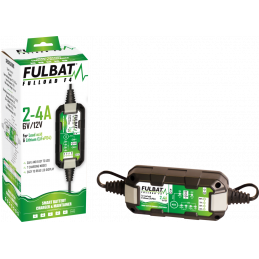 Chargeur Auto/Moto Fulbat - 6V/12V 2/4,0Ah - Fulload F4