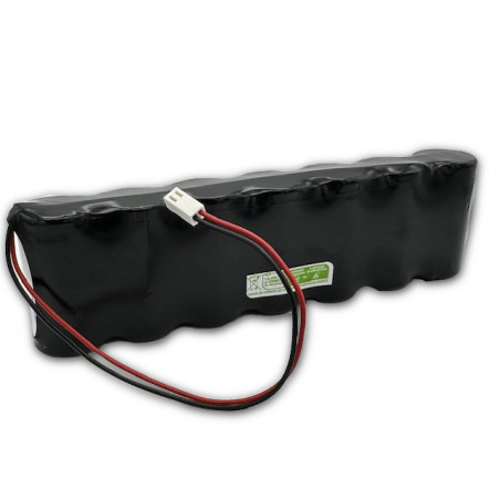 Pack NiCd Yupower C HT - 7S1P - 8,4V 2,5Ah - T1 - Gaine + connecteur