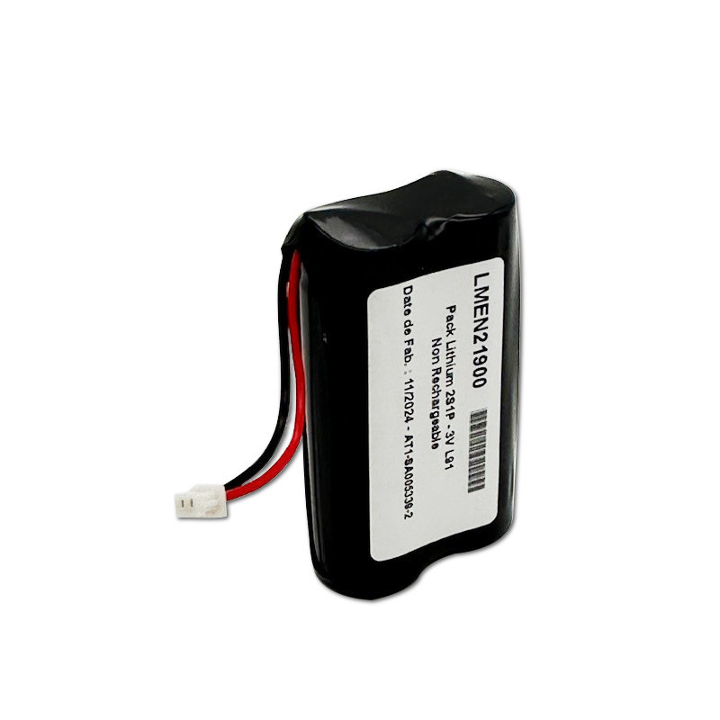 Pile Lithium Energizer L91 - 2S1P - 3V - T1 - Gaine + connecteur